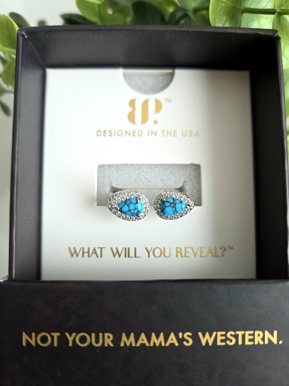 🩵🆕🩵 BP Turquoise Teardrop Ring with Silver Accents (Size 10)